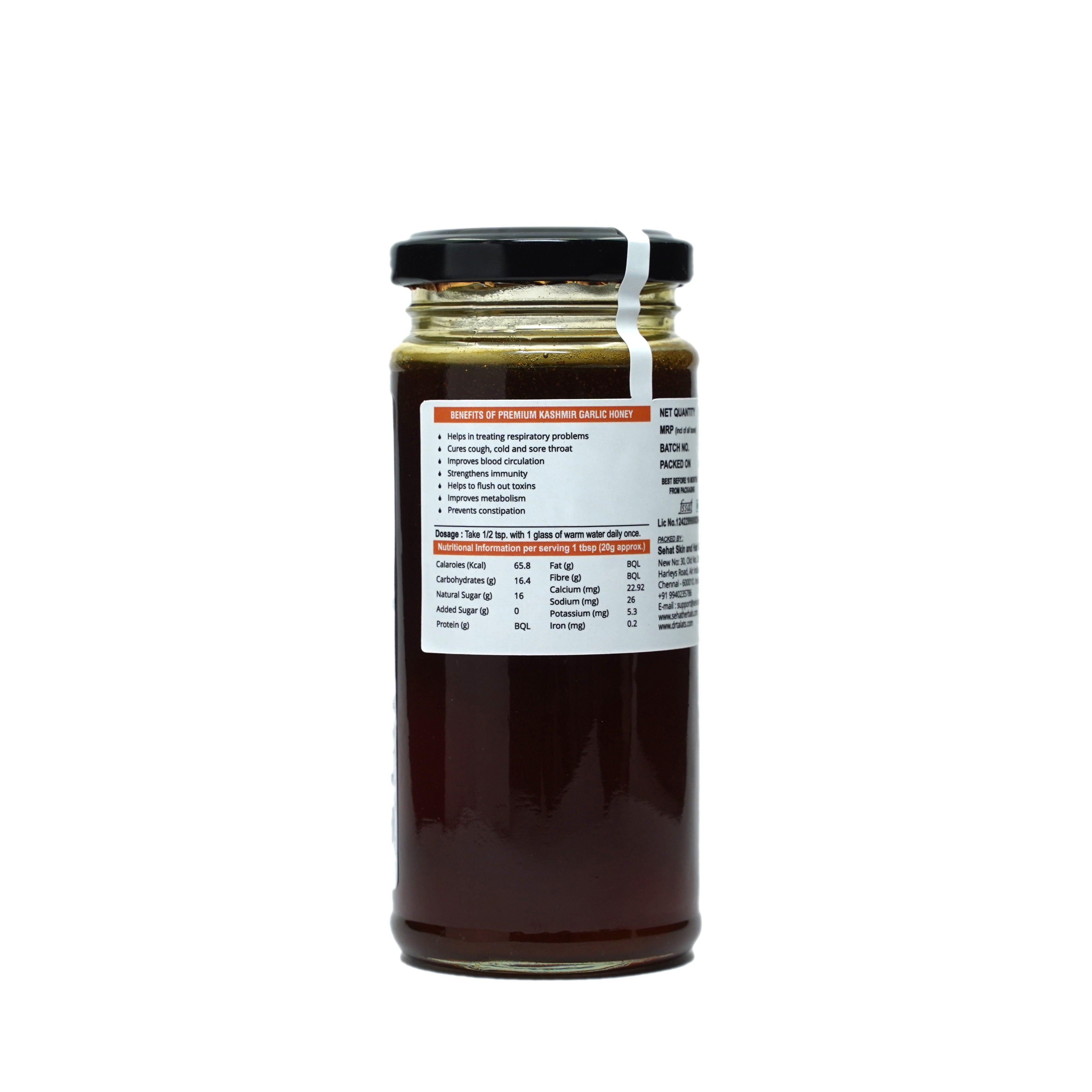 Dr. Talat's Premium Kashmir Garlic Honey
